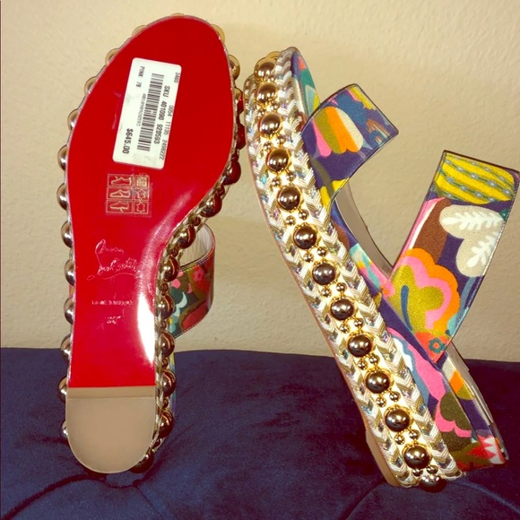 Christian Louboutin Shoes - Christian Louboutin 37 7 Sandals NIB